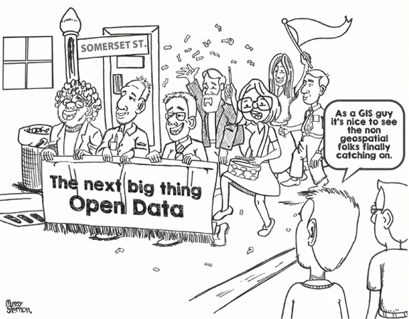 Open Data cartoon