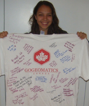 The GoGeomatics Canada T shirt